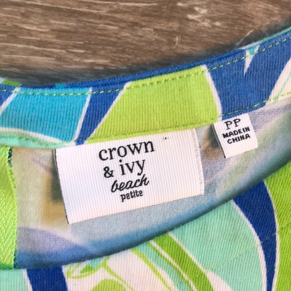 Crown & Ivy Fish 🐟 dress!  Size PP (Beach Petite) - Picture 2 of 7